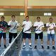Jaga Kebugaran, Kalapas Narkotika Karang Intan Gelar Olahraga Tenis Bersama Kakanwil Ditjenpas Kalsel