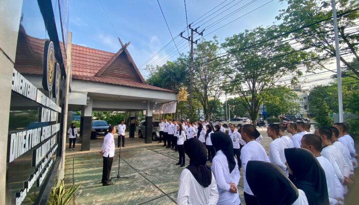 Apel Pagi Kanwil Ditjenpas Kalsel, Semangat Berkinerja dan Kepedulian Jajaran Pemasyarakatan