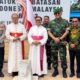 Satgas Pamtas Yonarmed 11 Kostrad Hadiri Sarasehan Sambung Rasa di PLBN Sebatik, Perkuat Toleransi dan Kebersamaan di Perbatasan