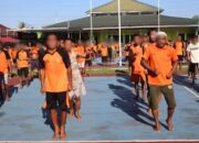 Pembinaan Jasmani Diperkuat Melalui Senam Pagi Di Lapas Banjarmasin