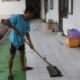 Pembinaan Disiplin Melalui Kegiatan Bersih-Bersih Di Lapas Banjarmasin Terus Digencarkan