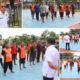 Lapas Banjarmasin Gelar Latihan Yel-Yel Pramuka Sambut HUT RI Ke-80
