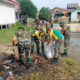 Kebersamaan Satgas Pamtas Yonarmed 11 Kostrad dan Warga Warnai Peringatan HUT RI ke-80 di Perbatasan