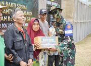 Yonzipur 10 Kostrad Bagikan Sembako dan Pengobatan Gratis Bagi Masyarakat