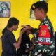 Satgas Pamtas Yonarmed 11 Kostrad Berbagi Kasih di Panti Asuhan Gabriel Manek Nunukan