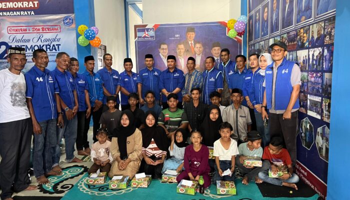 HUT Ke-24 Partai Demokrat, DPC Nagan Raya Gelar Doa Bersama dan Santuni Anak Yatim