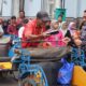 Lanal Tegal Gelar Bakti Sosial Pembagian Sembako dan Nasi Kotak Sambut HUT ke-80 TNI