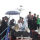 Polisi dan Buruh Sholawatan Bersama di Depan DPR, Aksi Simpatik Ciptakan Suasana Sejuk