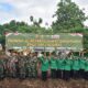 Penanaman Serentak Bibit Jagung Hibrida Program Ketahanan Pangan Brigif 9 Kostrad
