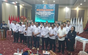 Momen Pemanggilan Nama Pengurus satu per satu sesuai, oleh Sekjen DPP LPM, Senin (29/9/2025).