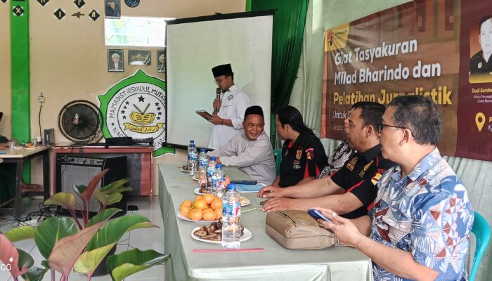 Giat Tasyakuran Milad Bharindo dan Pelatihan Jurnalistik di Pondok Pesantren Irsyadul Muta’allimin
