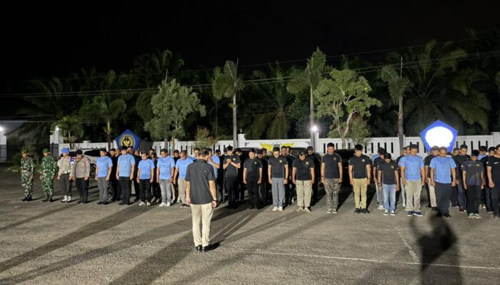 Perangi Peredaran HALINAR, Lapas Narkotika Karang Intan Gelar Razia Blok Hunian Bersama TNI dan Polri