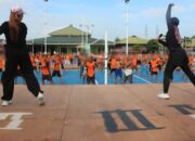 Energi Positif Mengalir Dalam Kegiatan Senam Pagi Lapas Banjarmasin