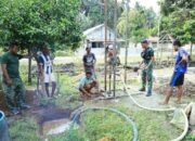 Atasi Krisis Air Bersih, Satgas TMMD Ke-126 Kodim 1505/Tidore Bangun 4 Titik Sumur Bor di Oba Selatan “TNI Manunggal Air”