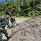 Kodim 1715/Yahukimo Melaksanakan Renovasi Rumah Tidak Layak Huni Dalam Rangka Memperingati HUT Korem 172/PWY Ke-62