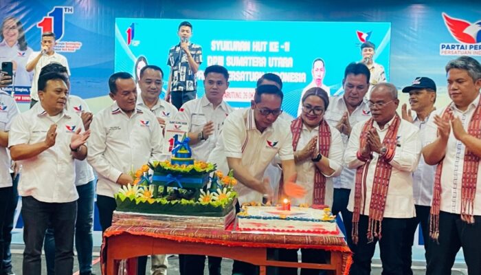 Pemkab Taput Apresiasi Syukuran HUT Perindo ke-11 se-Sumut dilaksanakan di Tarutung