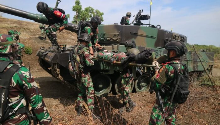 Tim Evakuasi Yonkes 2 Kostrad Unjuk Gigi Pada Latihan Uji Siap Tempur Tingkat Kompi Terintegrasi Divif 2 Kostrad