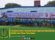 Panglima Divif 2 Kostrad Hadiri Apel Ojol Kamtibmas Untuk Jawa Timur Yang Aman