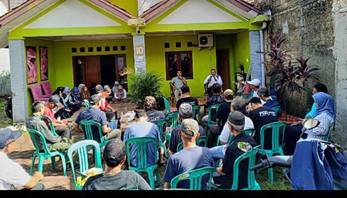 Camat Ciputat H Mamat Nyaba Kampung di Sawah Baru, Sampaikan Pesan Untuk Warga