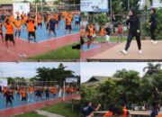 Lapas Kelas IIA Banjarmasin Ciptakan Lingkungan Sehat Melalui Kegiatan Senam Pagi