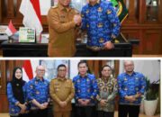 Kakanwil BPN Banten Silaturahmi dan Berpamitan Kepada Gubernur, Bahas Percepatan Sertipikasi Aset Pemprov