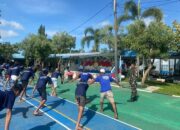 Lapas Narkotika Karang Intan Konsisten Laksanakan Kegiatan Pembinaan Fisik Bersama TNI