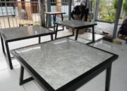 Dorong Kemandirian Warga Binaan, Lapas Karang Intan Gelar Pelatihan Pembuatan Meja Keramik