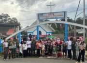 Rayakan Jalinan Bersama, Jajaran Pers Pos Koki Sajingan Terpadu Hadirkan Cinta Kasih Natal di Wilayah Perbatasan