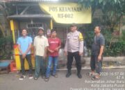Cegah Tawuran Sejak Dini, Polisi dan Warga Perkuat Pengawasan RW 08 Johar Baru