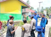 Tim SAR Korpolairud Bangun Jembatan Sementara di Korong Maranci, Padang Pariaman