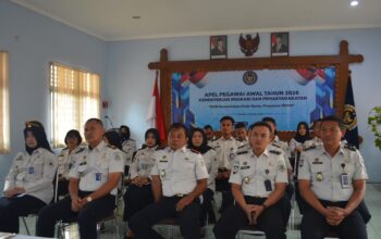 Tampil Dengan Seragam Baru, Lapas Kendal Ikuti Apel Bersama Menteri IMIPAS Secara Virtual