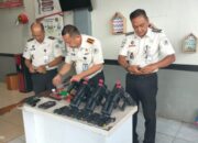 Jaga Profesionalisme Pengamanan, Lapas Narkotika Karang Intan Rawat Senjata Api Sesuai SOP