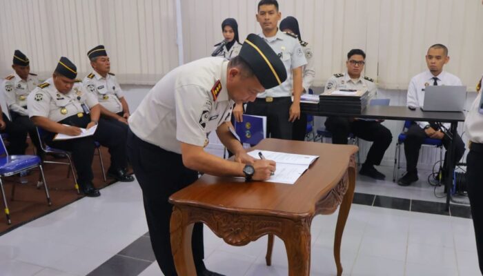 Penandatanganan Perjanjian Kinerja 2026, Lapas Narkotika Karang Intan Teguhkan Komitmen Pelayanan