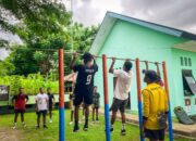 Satgas Pamtas Yonarhanud 2 Kostrad Perkuat Mental dan Fisik Pemuda Perbatasan