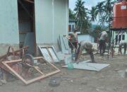 Brimob Hadirkan Sanitasi Layak bagi Korban Banjir di Desa Tolang Julu