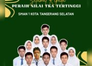 Siswa SMAN 1 Kota Tangerang Selatan Raih Nilai TKA Tertinggi