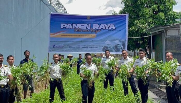Hasil Panen Warga Binaan Lapas Narkotika Karang Intan Didonasikan untuk Aceh dan Sumatera