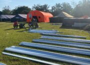 Pembukaan Lahan Huntara Aceh Tamiang