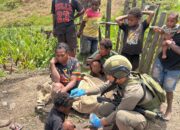 Sentuh Hati Warga, Satgas Damai Cartenz 2026 Gelar Patroli dan Pengobatan Keliling di Sinak