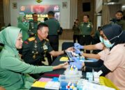 Sentuhan Kepedulian, Kostrad Gelar Donor Darah Sambut HUT ke-65