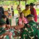 Ikhlas Mengabdi Sehatkan Negeri, Satgas Pamtas Yonarhanud 2 Kostrad dan Yayasan Tangan Pengharapan Gelar Pengobatan Gratis