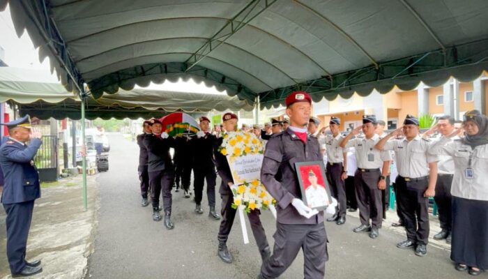 Khidmat dan Penuh Doa, Lapas Narkotika Karang Intan Gelar Upacara Pelepasan Jenazah