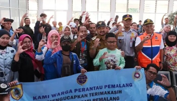Fasilitasi Perantau Pulang Kampung, Pemkab Pemalang Sambut Kedatangan 100 Peserta Mudik Gratis