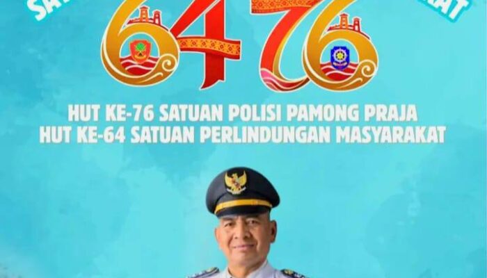Kecamatan Ciputat Ucapkan Dirgahayu ke-76 Satpol PP dan ke-64 Satlinmas