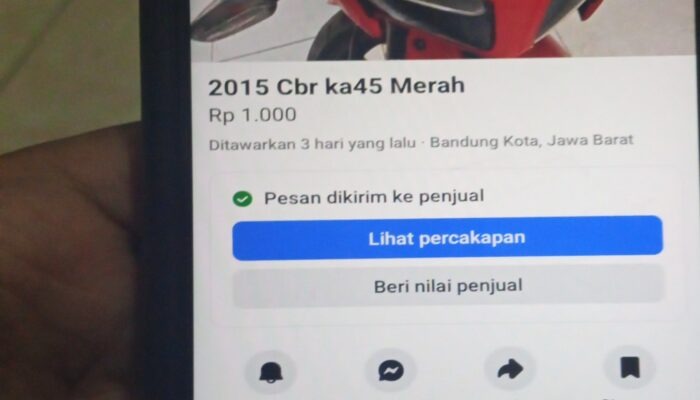 Wartawan Dalami Dugaan Jual Beli Motor Bodong di Media Sosial, Terduga Pelaku Dalam penyeledikan di sukabumi