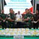 Yonarhanud 1 Kostrad Kembali Torehkan Prestasi, Gagalkan Penyelundupan 55,2 Kg Narkotika di Perbatasan