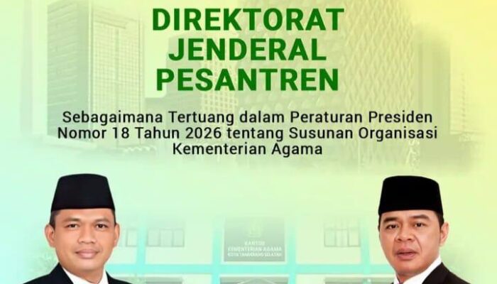 Kemenag Tangsel Sambut Pembentukan Direktorat Jenderal Pesantren