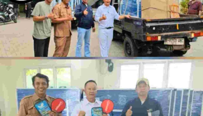 Kelurahan Rempoa Terima Bantuan Perlengkapan Olahraga, Dorong Warga Semakin Aktif Berolahraga