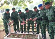 Jelang HUT ke-8, Kasdivif 3 Kostrad Pimpin Ziarah Rombongan di TMP Panaikang