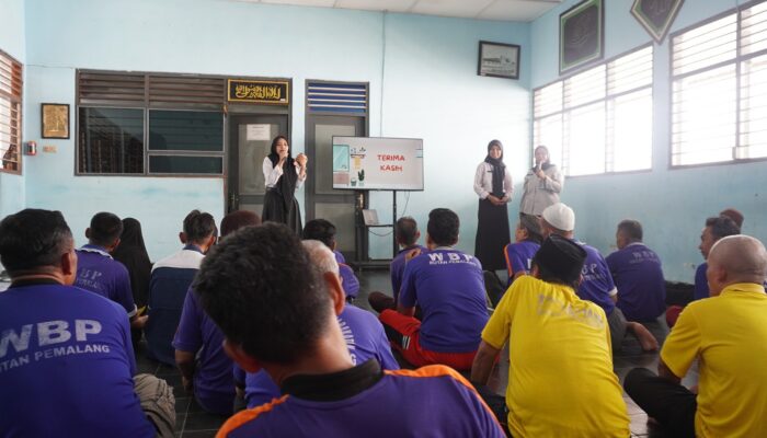 Perawat dan Apoteker Magang Rutan Pemalang Gelar Penyuluhan Bahaya Merokok dan Personal Hygiene